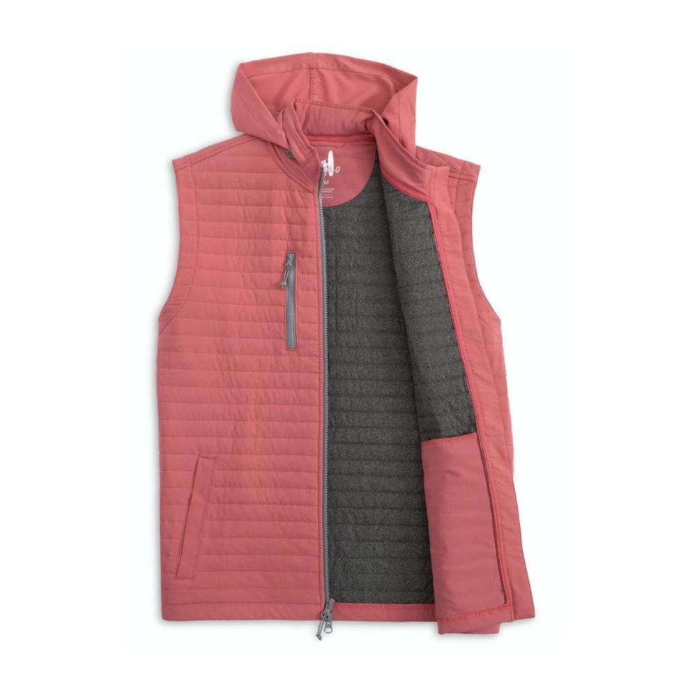JOHNNIE-O men's crosswind prep-formance vest in bandana - Picture 2 of 9